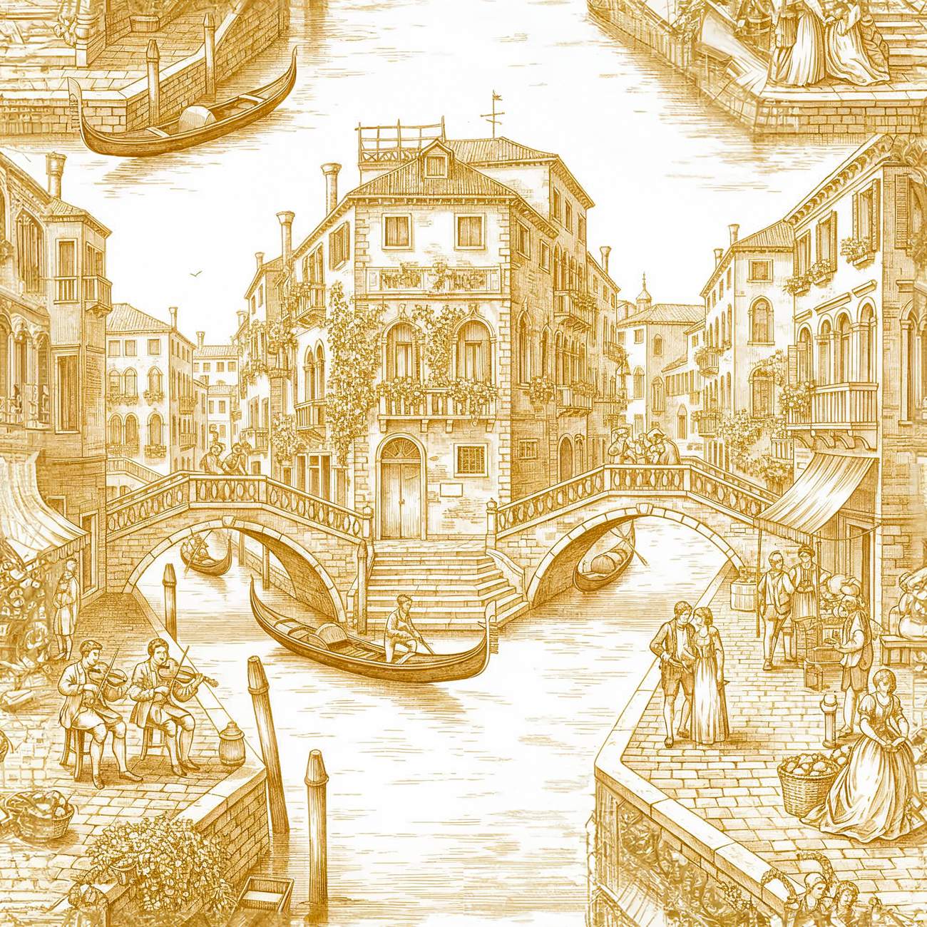 Venetian Canal Detail